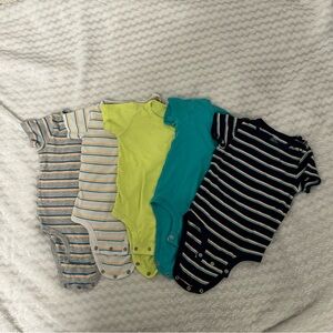 #83 A set of 5 onesies